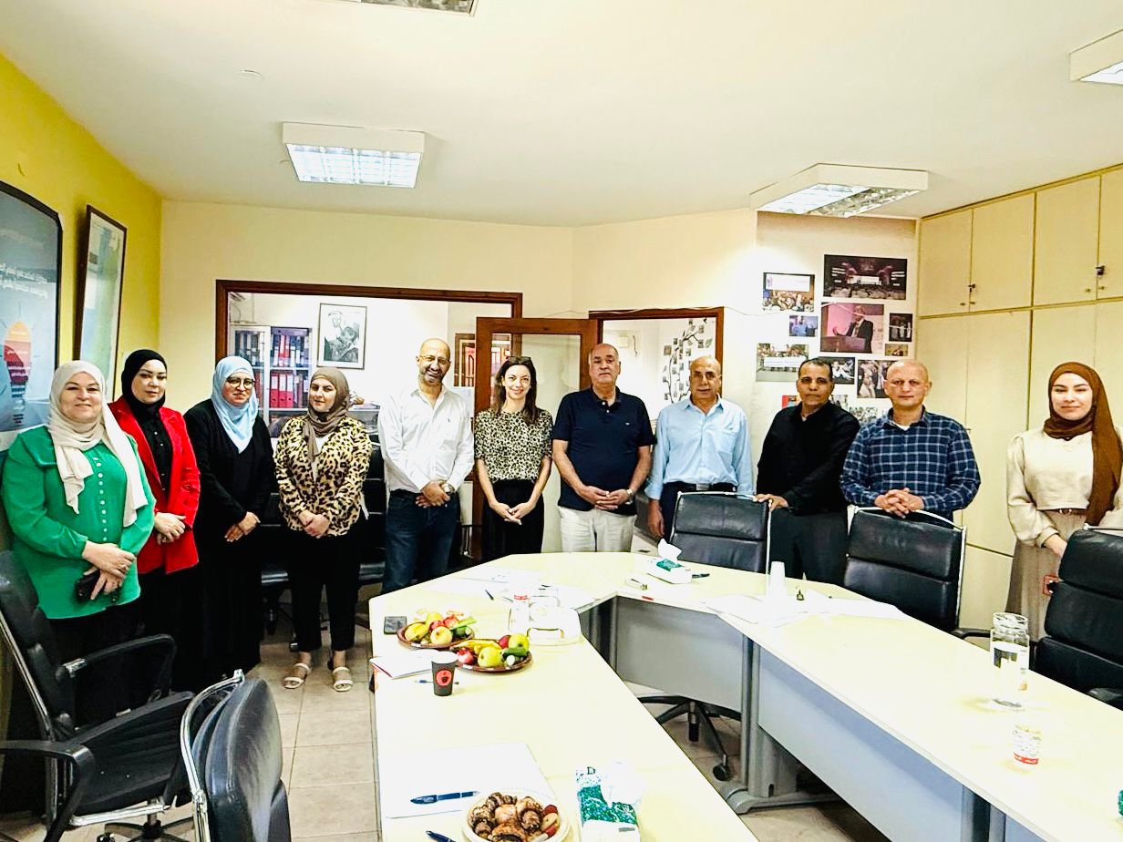 اجتماع بين الجمعية الألمانية لتعلم وتعليم الكبار والائتلاف التربوي الفلسطيني 